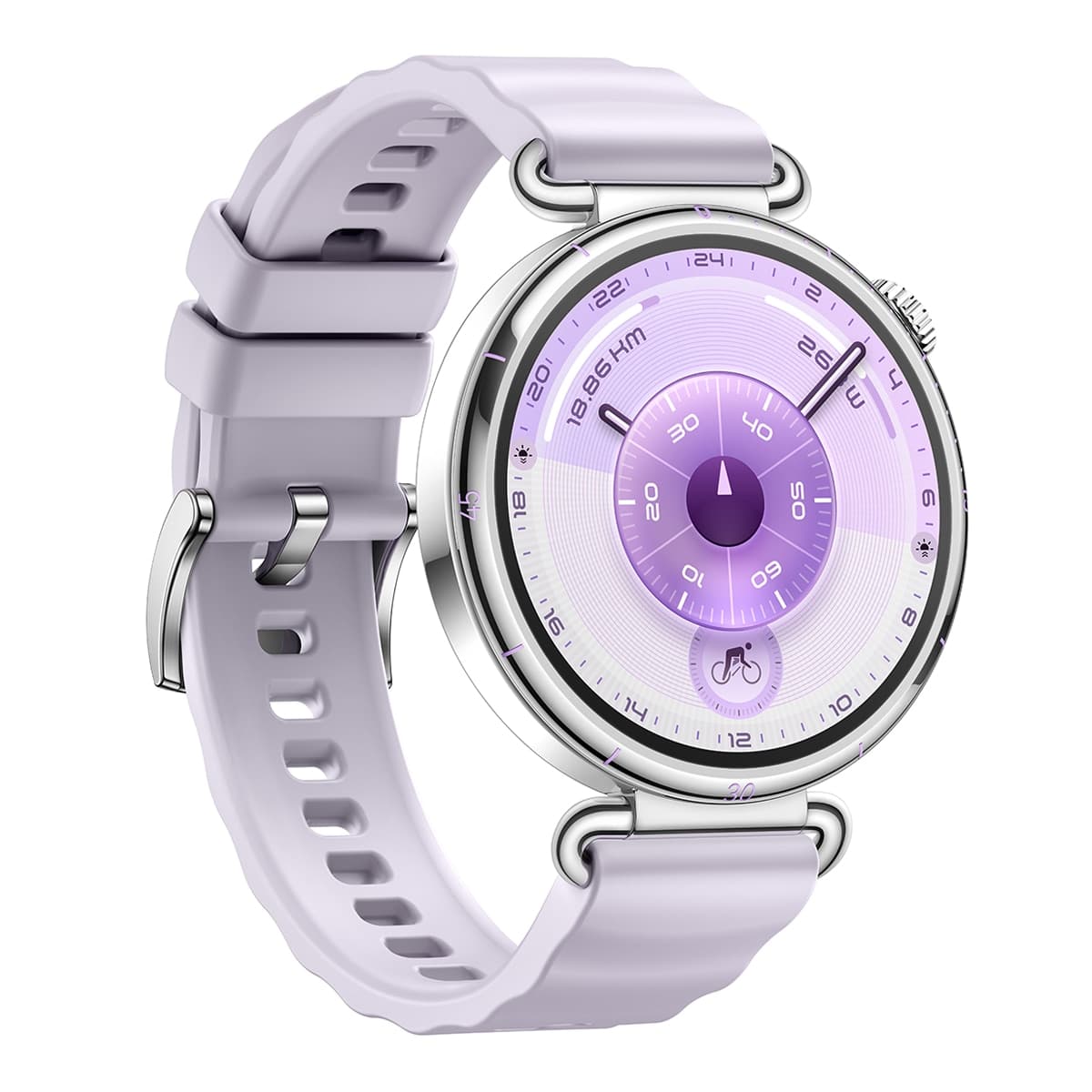 Huawei - Huawei Watch GT 6 41mm correa caucho púrpura Smartwatch.