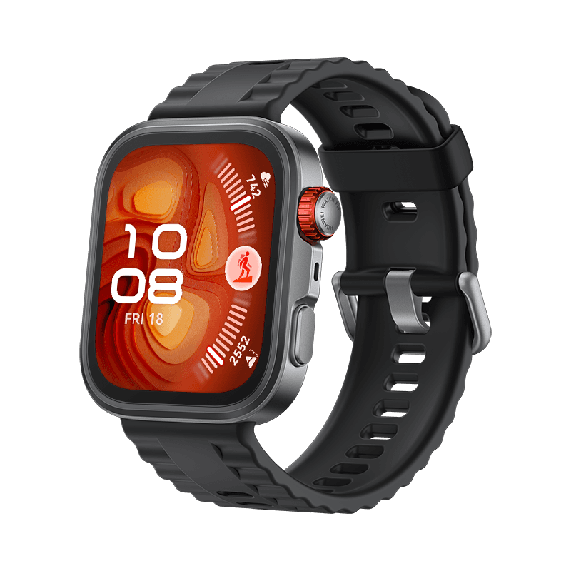 HUAWEI WATCH FIT 4 Pro Negro Fluoroelastómero/Cristal de Zafiro y Titanio/Hasta 10 Días de Batería/Conexión con Android & iOS
